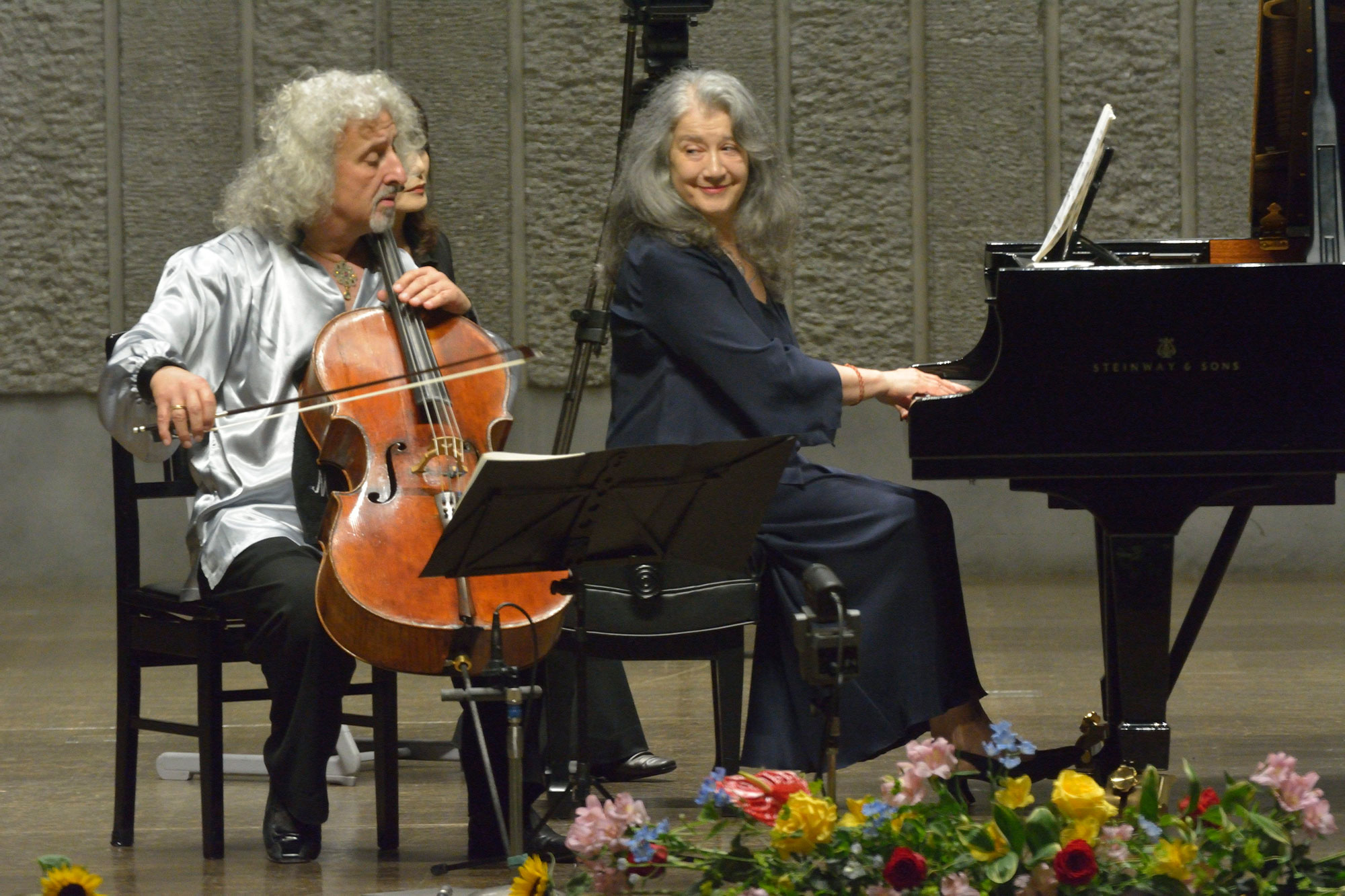 2013(平成25)年、第15回記念「別府アルゲリッチ音楽祭」マルタ・アルゲリッチ(ピアノ)とミッシャ・マイスキー(チェロ)のベスト・オブ・ベストシリーズより。